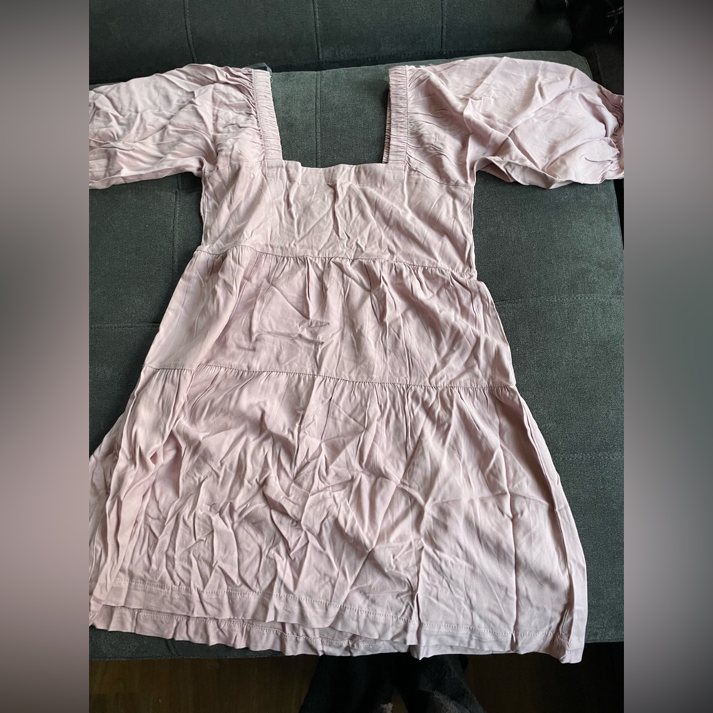 Puff sleeve dress